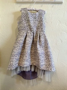 Oshkosh B'Gosh Purple Pleated Girls Dress, Size 4T - Picture 1 of 4