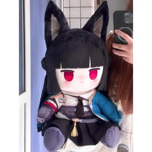 Almohada de felpa de muñeca de algodón Zenless Zone Zero Hoshimi Miyabi 40 cm posición sentada - Imagen 1 de 10