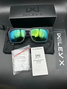 Wiley X WX Founder AC6FND07 Sonnenbrille matt graphit/fesselnd polgrün verspiegelt - Bild 1 von 6
