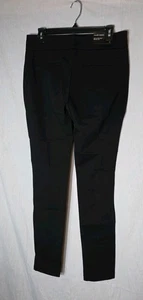 Hilary Radley Womens Sit At The Waist Slim Leg Crop Pant Black Size Medium - Picture 1 of 7