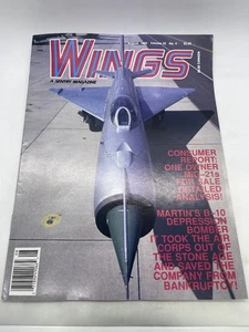Wings Magazine August 1992 Vol 22 No 4 MiG-21 B-10 Depression Bomber Sentry - Picture 1 of 3