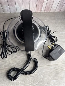 Vintage Retro lata 80. Bush Sheila-Tel niebieski neonowy podświetlany telefon lata 80. styl lat 90. - Zdjęcie 1 z 7