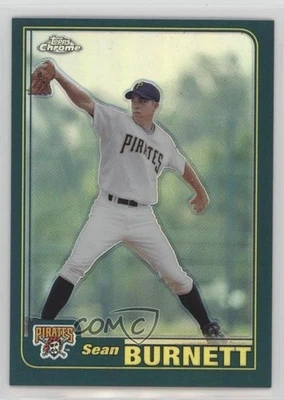 2001 Topps Traded & Rookies Chrome Retrofractor Sean Burnett #T183 - Image 1 of 2