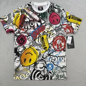 akademiks Legend Grafetti Streetwear Graphic Unisex T-Shirt Size Medium NWT - Picture 1 of 9