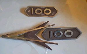 Original 1957 Dodge D100 Sweptside Pickup Truck Emblem Vintage . - Picture 1 of 11