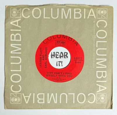 Bluegrass 45 LESTER FLATT & EARL SCRUGGS It Was Only The Wind COLUMBIA mp3 EX - Image 1 of 3