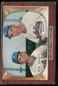 1955 Bowman #139 Bobby Shantz / Billy Shantz CPC sehr guter Zustand - Bild 1 von 2