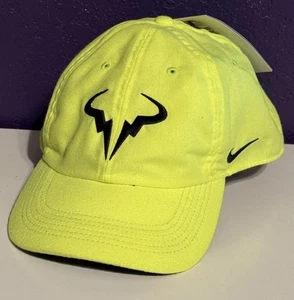 Nike Rafael Nadal Aerobill Hat Bull Tennis Volt H86 Tailwind Roger Federer Rare - Picture 1 of 6