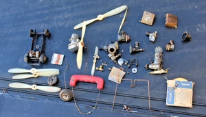 Vintage Wen mac Cox Fox testors Fox R/C Plane Engine Chassis Car Plane Junkyard - Picture 1 of 22