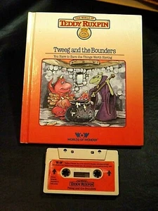 LIBRO/CINTA TEDDY RUXPIN TWEEG AND THE BORDERS WORKS WORLDS OF WONDER - Imagen 1 de 7