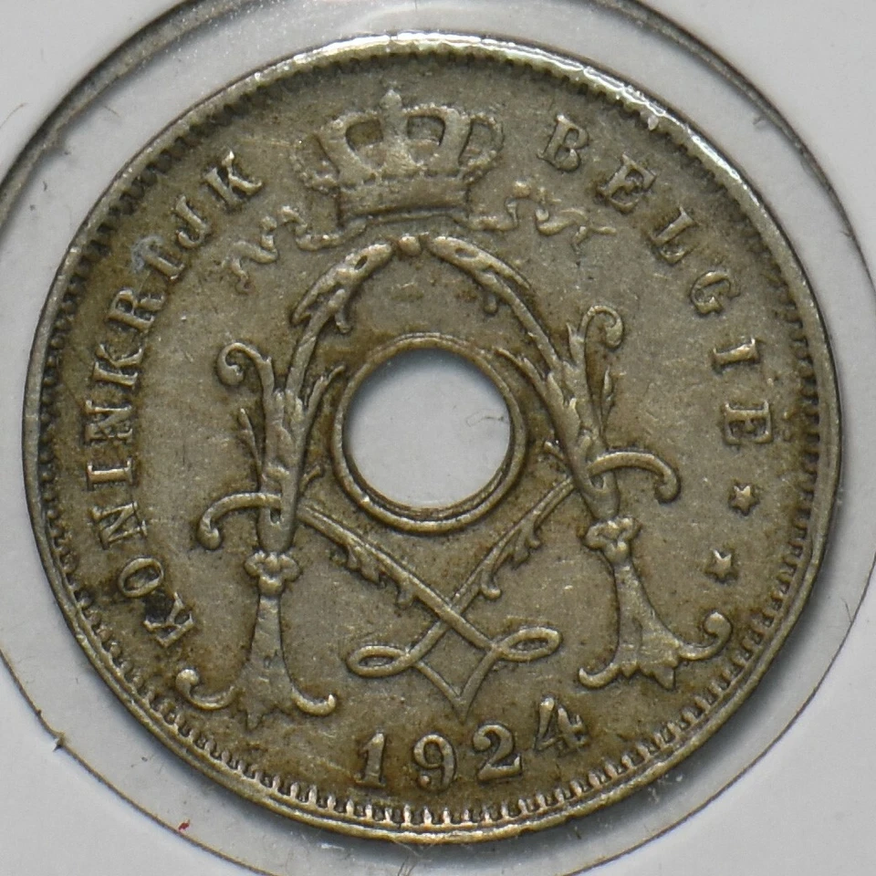 Belgium 1924 5 Centimes 152001 combine shipping - Image 1 of 2