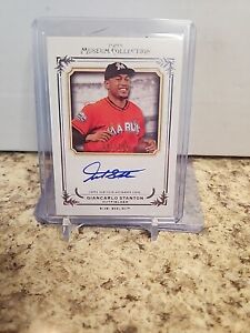 2013 TOPPS MUSEUM COLLECTION AUTO GIANCARLO STANTON /199 On Card Autograph SP
