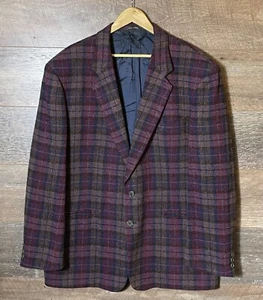 Vintage Missoni Uomo Karo Blazer Jacke Karo Mehrfarbig Made In Italy - 49" - Bild 1 von 9