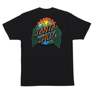 Santa Cruz Skateboard T-Shirt Kendall End Of The Dot Black/White - Picture 1 of 2