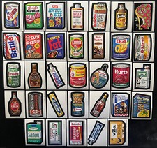 1973 Topps Wacky Packages Original Series 2 White Tan Back Stickers YOUR CHOICE