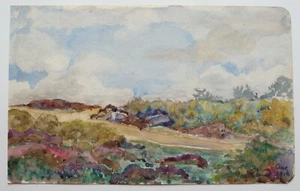 Reverend Balmforth (1890-1977) Watercolour landscape, Goathland Aug 1920 - Picture 1 of 2