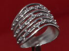 Exclusive Old Ukraine Ring Sterling Silver 925 Size 9 Jewelry Model Sea Wave
