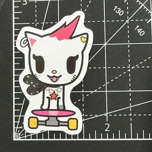 Punkstar On Skateboard - Vinyl Decal Sticker Bomb Skateboard tokidoki Kawaii - Picture 1 of 5