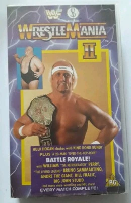 WWF Wrestlemania 2 VHS 1986 WWE WCW ECW - Bild 1 von 3