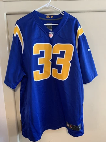 Los Angeles Chargers Derwin James Royal Blue Nike Jersey Mens 2XL Cover