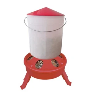 Geflügel Futterautomat Kunststoff - Drehverschluss & klappbare Füße -  3 kg - Bild 1 von 8