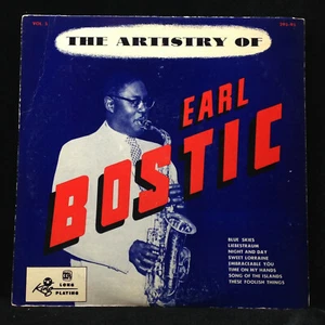 Earl Bostic-The Artistry Of-King 295-95-10 INCH GREAT - Imagen 1 de 4