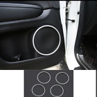 Cover Trim Car Inner Door Speaker For Honda Hr-V 2016-2022 Abs Silver 4Pcs