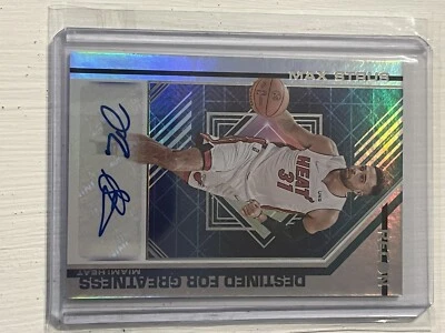 Max Strus 2021-22 Recon Destined For Greatness Auto Autograph DGS-MAX Miami Heat - Image 1 of 4