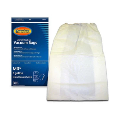 Fits For EnviroCare 8 Gallon MD814 Central Fits For Vacuum 3 Bags - Image 1 of 2