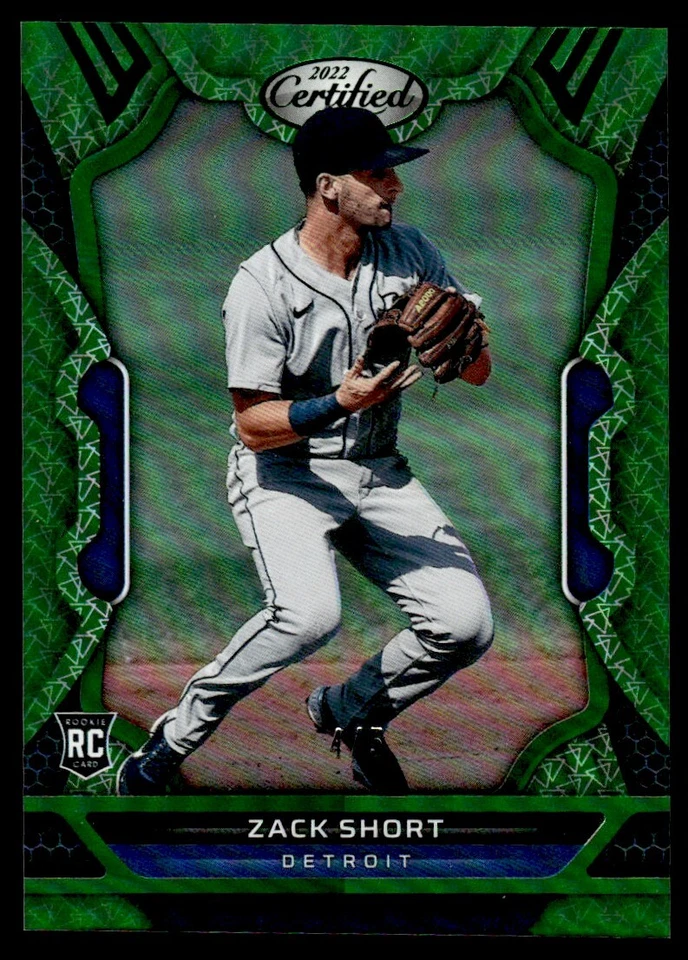2022 Panini Chronicles Certified Zack Short Rookie /5 Detroit Tigers #46 - Image 1 of 2