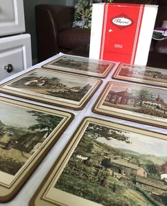 PIMPERNEL Vintage Placemats GOLDEN JUBILEE English Villages Celluware Limited - Picture 1 of 24