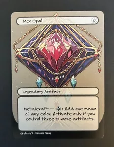 MTG - Mox Opal - Anime Style - Card For EDH and Playtest - Picture 1 of 1