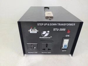 Goldsource STU-3000 Voltage Converter Transformer USB Step-up/Down (TESTED) - Picture 1 of 7