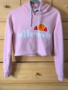 white ellesse moletom com capuz