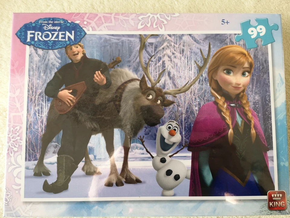 Walt Disney - Frozen Puzzle (99 Teile) 33 X 22 cm für Kinder ab 5 Jahren
