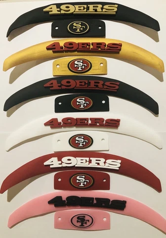 49ers Full Size Speed Helmet 3D Bumpers Cover