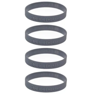 4x Eliquis Medical Alert ID Silicone Wristbands Awareness Bracelets Adult Size - Picture 1 of 12
