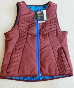 Nike Therma-fit Puffer Down Packable Vest Reflective Reversible Small NWT - Picture 1 of 12