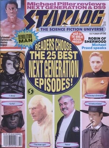 Starlog Magazine October 1993 #195 25 Best Next Generation Episodes - Imagen 1 de 2