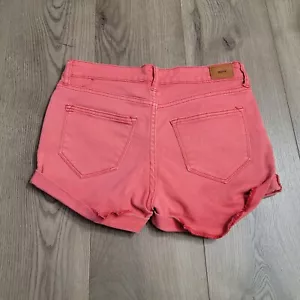 BDG Shorts Womens 27 Pink Cut Off Distressed Mid Rise Alexa Normcore Bikercore - Picture 1 of 10