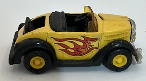 Buddy L Corp Hot Rod Roadster Convertible Yellow Flames 1:43 For Parts Or Repair - Picture 1 of 8
