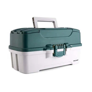 Plano 3-Tray Tackle Box with Freshwater Bait Kit Free Shipping New - Picture 1 of 7