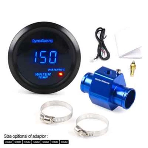 52MM Digital Blue Led Water Temperature Gauge 40-150 Celsius With 1/8NPT Adapter - Picture 1 of 31