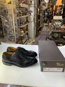Allen Edmonds Chester Black Wing Tip 1903 11.5 D $275 Brand New In Box! - Picture 1 of 12