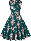 OWIN Women's Vintage 1950's Floral Spring Garden Rockabilly Swing Prom Party Coc