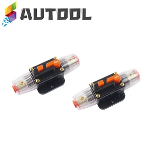 Interruptor de circuito de audio estéreo bicicleta marina para automóvil 12V-60V fusible de reinicio inverso 60A - Imagen 1 de 3