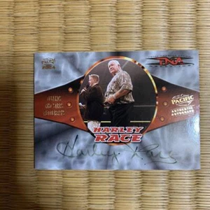 Harley Race official autographed professional wrestling card martial arts - Picture 1 of 2