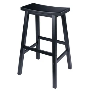 Winsome Satori Stool, 29", Black - Picture 1 of 9