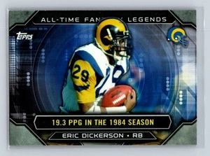 2015 Topps All Time Fantasy Legends #ATFL-ED Eric Dickerson Los Angeles Rams - Bild 1 von 2