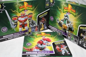 Juegos de construcción Mighty Morphin Power Rangers Megazord y Dragonzord y Dinozord - Imagen 1 de 20